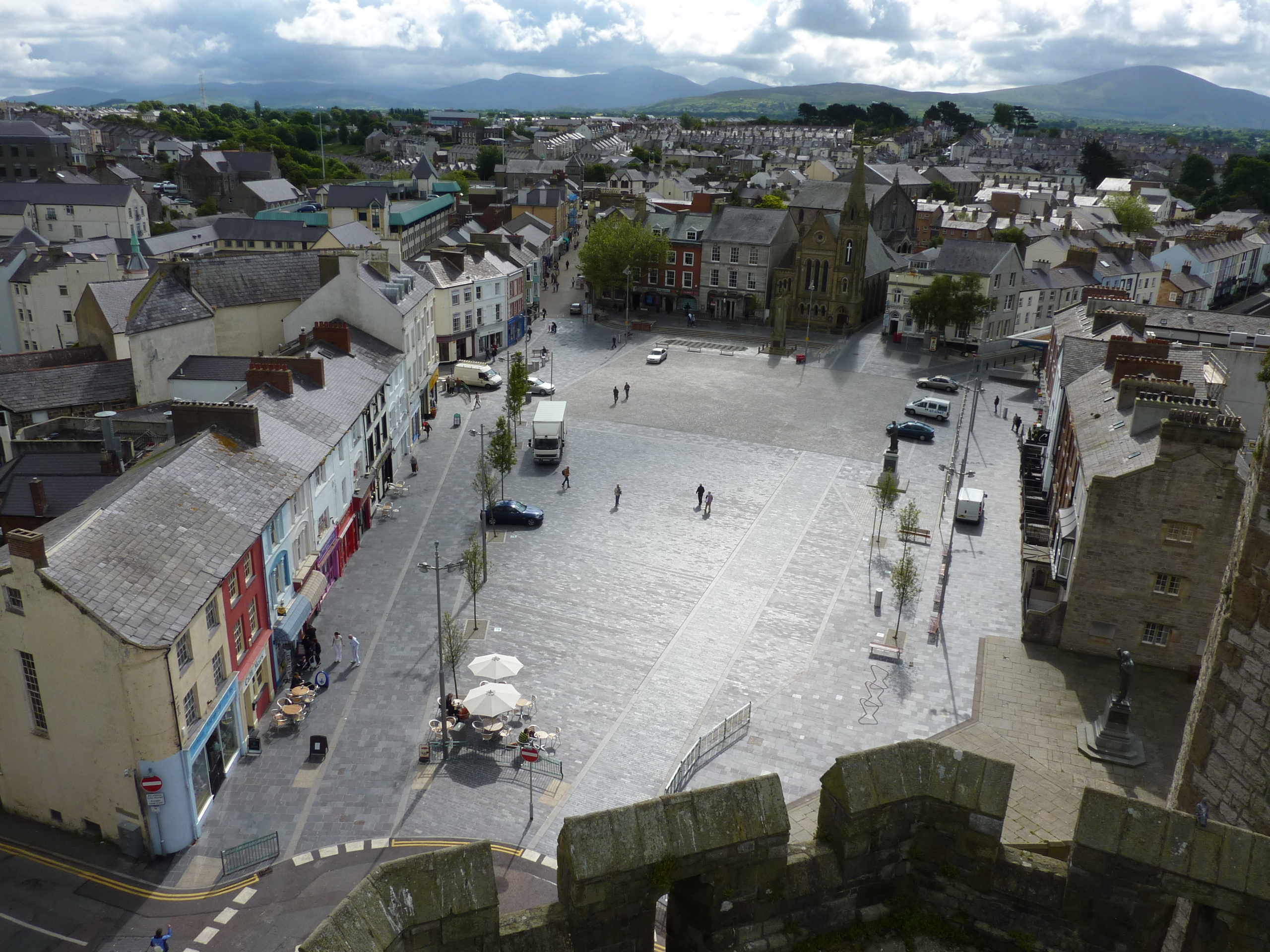 Castle Square from a higher level 2